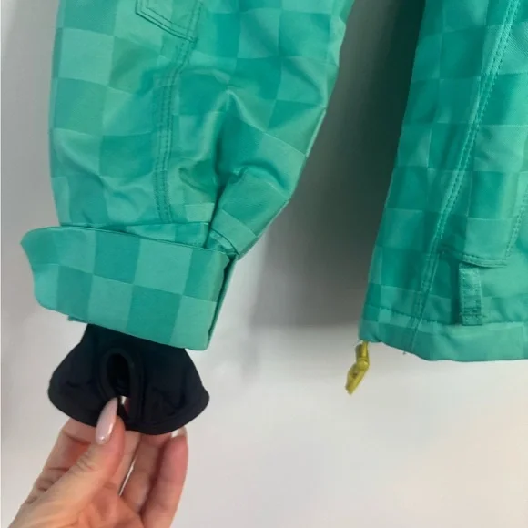 Trilogy Green Checkered Ski/Snowboard coat - Size S - Picture 9 of 17